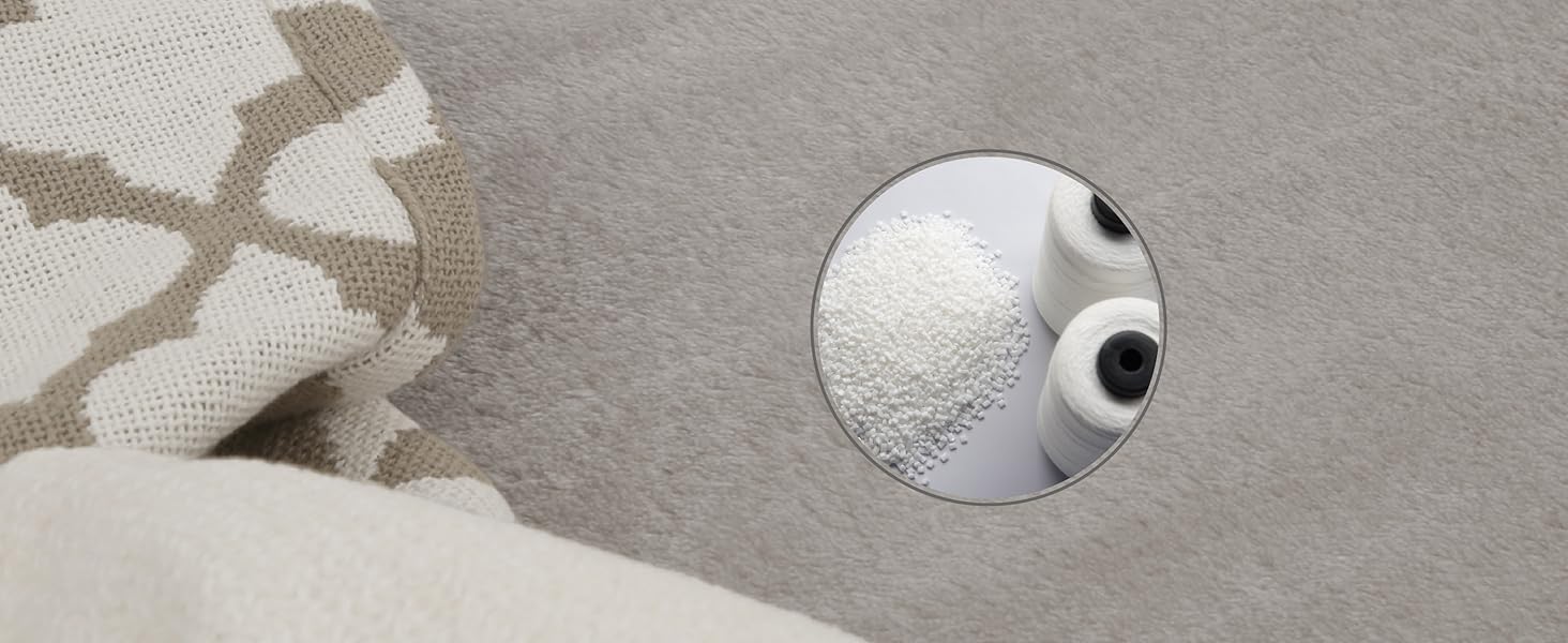 Килимок для вітальні TT Home Kurzflor: антиковзаюча підкладка, однотонний, сучасний, машинне прання, колір антрацит, розмір 140x200 см