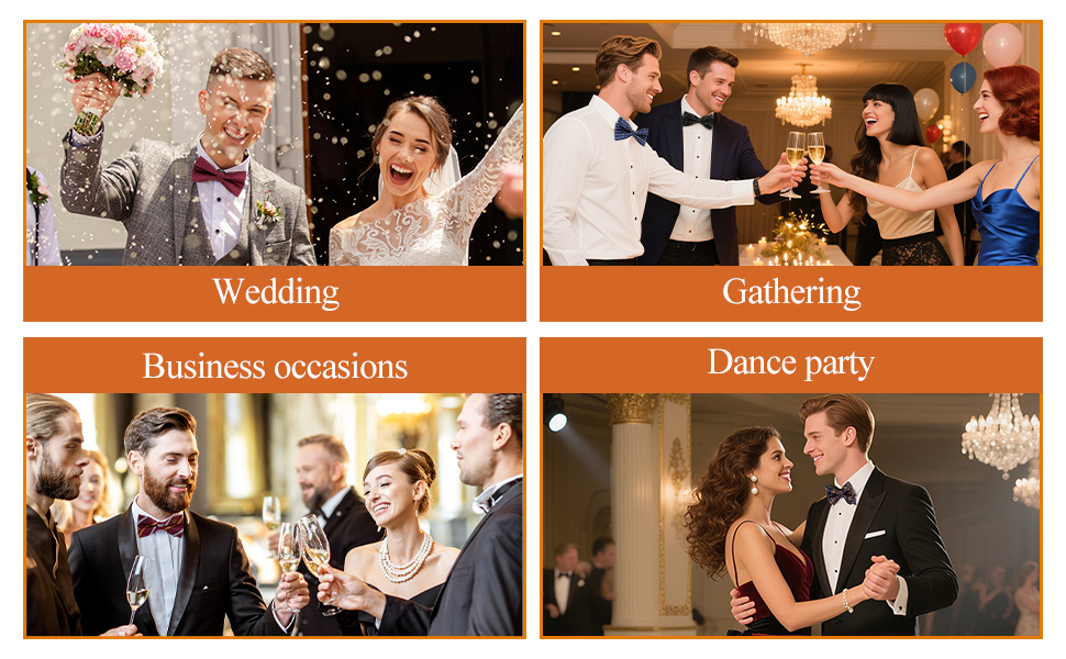 Метелик чоловічий (10 шт.) багатокольоровий, класичний для смокінга, регульований, формальний для бізнесу, весілля, хлопчиків