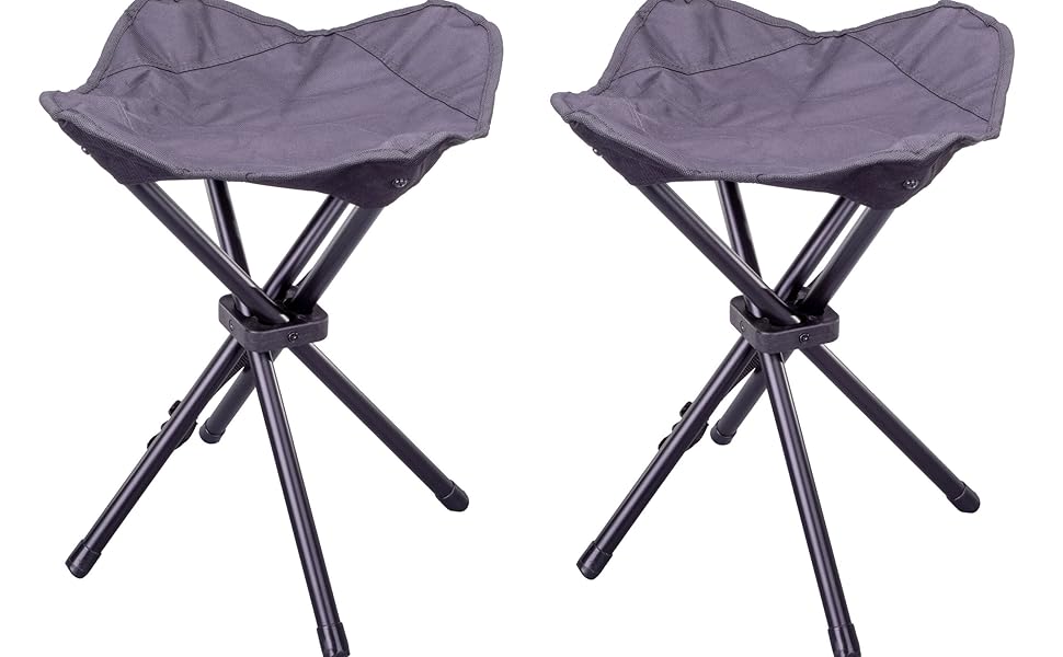Набір з 2 шт. складних туристичних стільців Nexos Trading - для кемпінгу, відпочинку на природі, риболовлі та подорожей