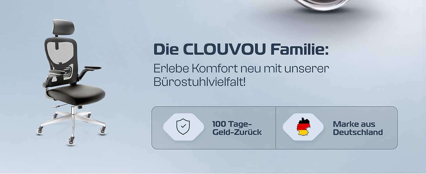 Ергономічне крісло SmartSeat для офісу та дому | Регульоване, 150 кг, Чорний | Комп'ютерне, ігрове крісло | Smartseat