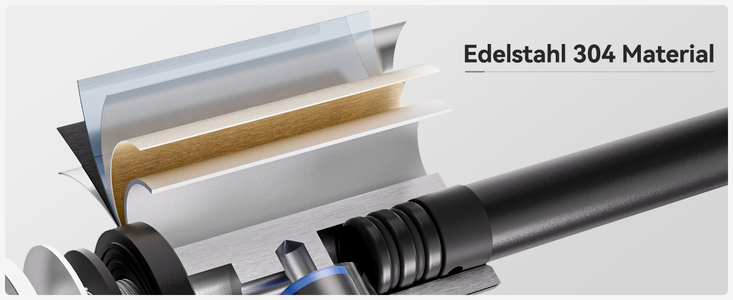 Кухонний змішувач CECIPA висувний, чорний, 360° поворот, міцний, без витоків, легка установка, з витяжною насадкою, матовий чорний