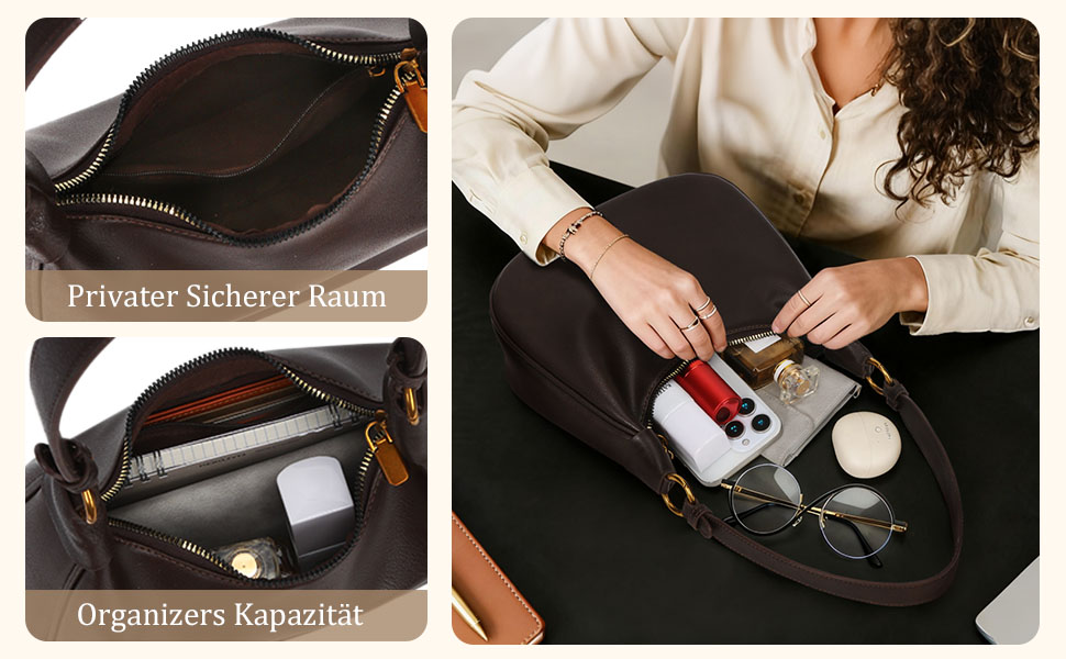 Сумка жіноча GSenhui Y2K через плече, маленька елегантна Hobo сумка з PU шкіри, вінтажна для подорожей, колір кава