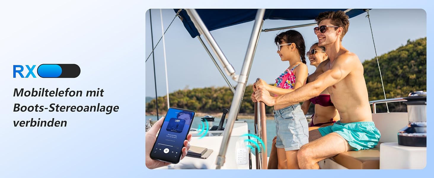 Bluetooth адаптер SONRU 5.3 Airfly: передавач та приймач 2-в-1, Aux 3.5 мм для навушників, ТБ, автомобіля та літака