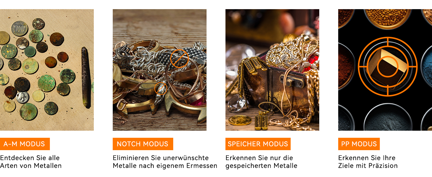 Металодетектор SUNPOW Pro Set для дорослих та дітей – професійний рівень, LCD-дисплей, 4 режими пошуку, висока точність