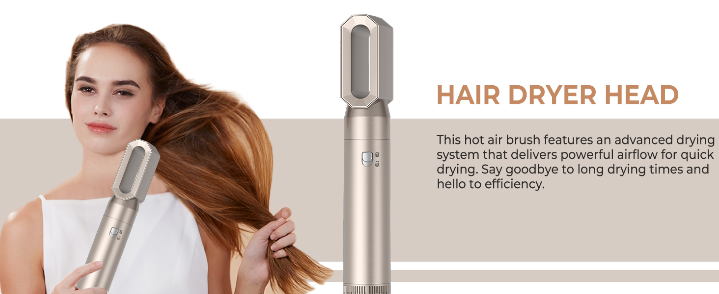 Фен-щітка 5-в-1 Airstyler Pro 1000W з іонізацією, 60000 обертів, для створення локонів та об'єму, сріблястий