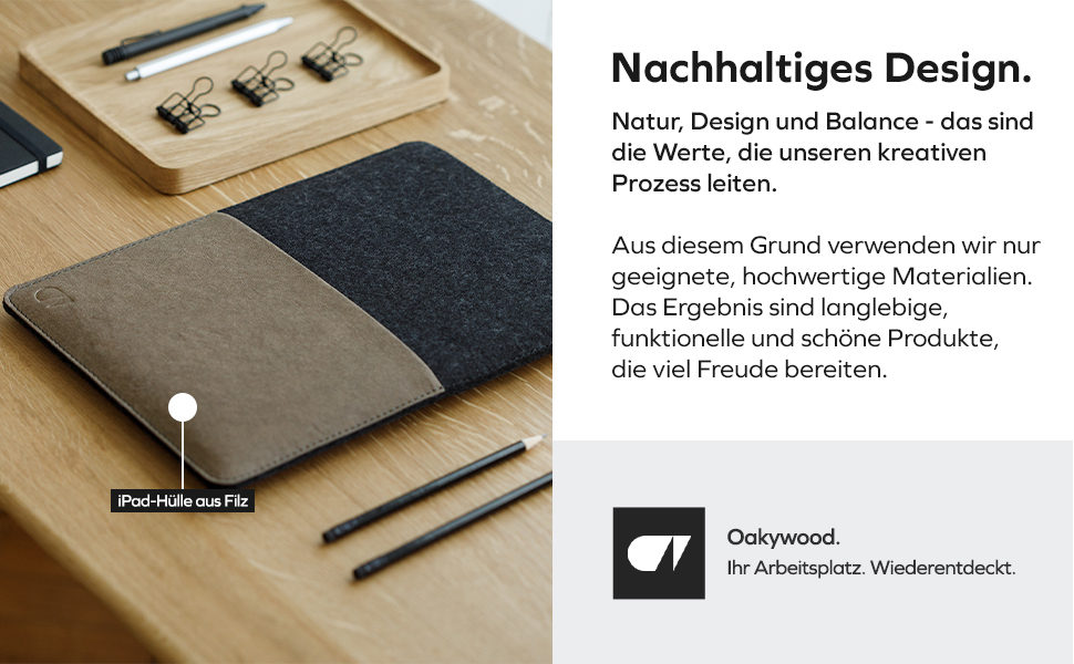Oakwood Adjustable Wooden Laptop Stand - Desk Dock for MacBook Pro, MacBook Air, iPad - Walnut & Oak Wood, Handmade