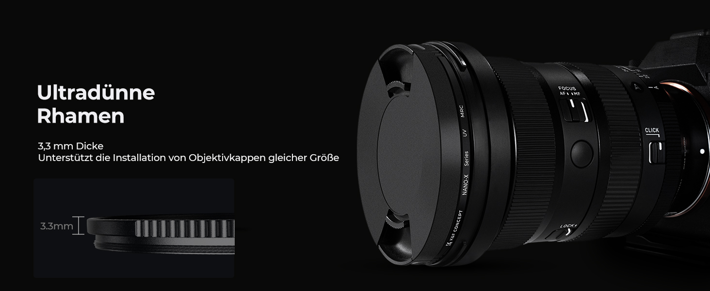 Фільтр UV K&F Concept Nano X-Serie 72mm Schott-Glas, 28 шарів MC, Super Slim