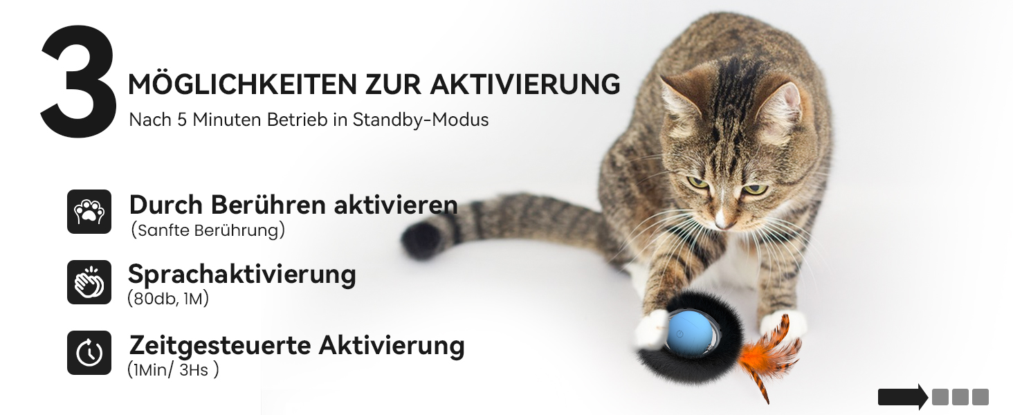 Іграшка для котів, інтерактивна куля з лабіринтом, автоматична мишка з пір'ям, мисливська іграшка, подарунок для кота