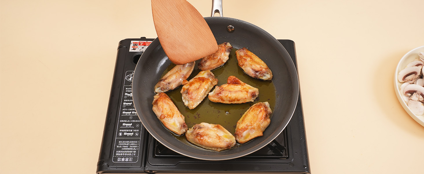 Сковорода Cookersway з керамічним покриттям, 28 см, антипригарна, для кухні, без PFOA, PTFE, PFA, темно-сіра