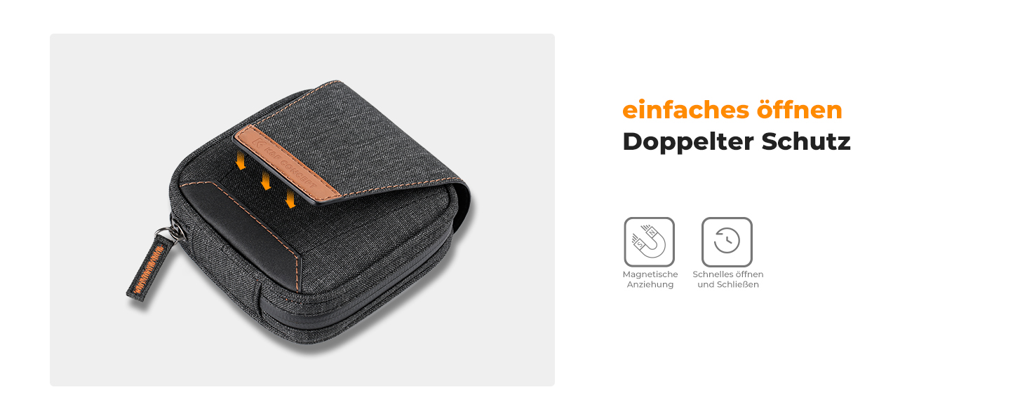 Набір магнітних фільтрів K&F Concept 82mm: MCUV, CPL, ND1000 з адаптером та сумкою (Nano-Xcel)