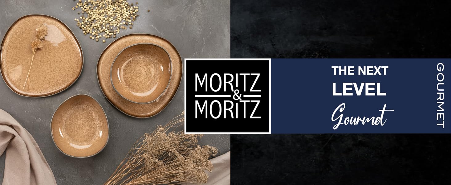 Набір кавових чашок Moritz & Moritz ORGANIC 6 шт. - керамічні чашки з унікальним градієнтом кольору, придатні для миття в посудомийній машині