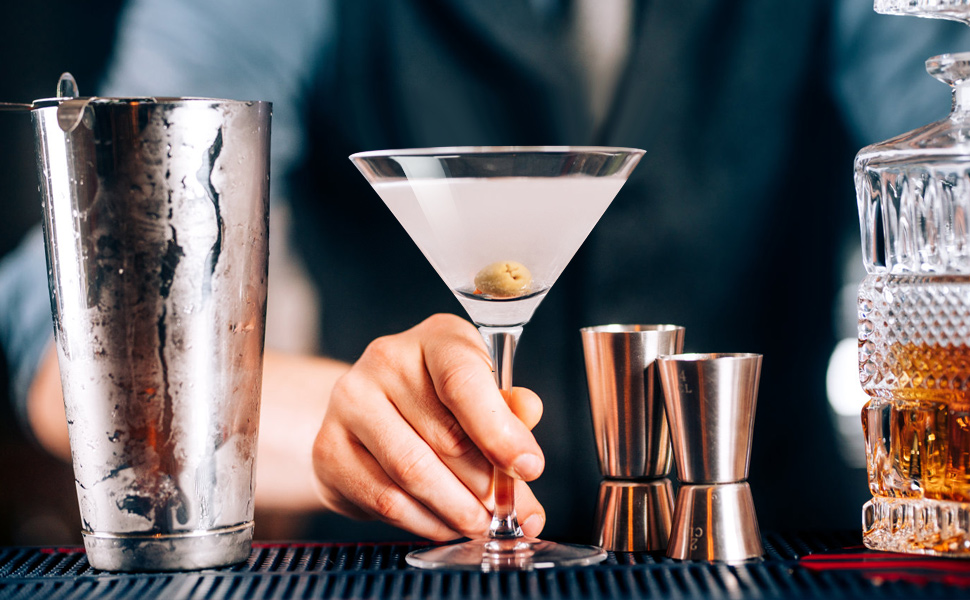 Набір склянок для коктейлів ParaCity Martini, 2 шт. - преміум-скло, 180 мл