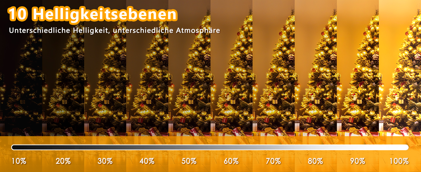 LED гірлянда на батарейках/USB, 10м, 100 світлодіодів, тепле біле світло, з таймером, вологостійка, для декору на Різдво, весілля, вечірки, балкону, саду