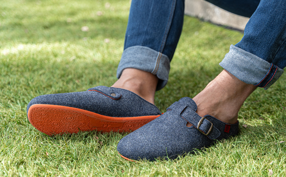 Тапочки Andrés Machado Unisex Dynamic, сірий та жовтий, 43 EU