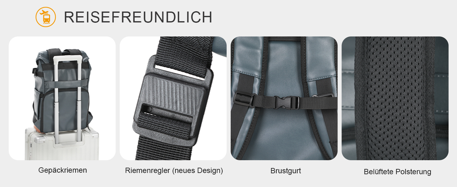 TARION Рюкзак для фотоапарата Kaera: водонепроникний рюкзак для фотокамери, рюкзак з відділенням для ноутбука 14 дюймів, рейнкавер (зелений, синій, M)