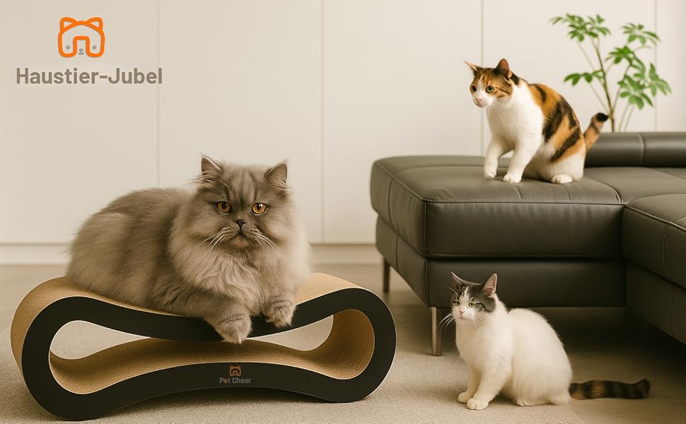 Кігтеточка Likea Ultimate з ліжком та лаунжем, чорна