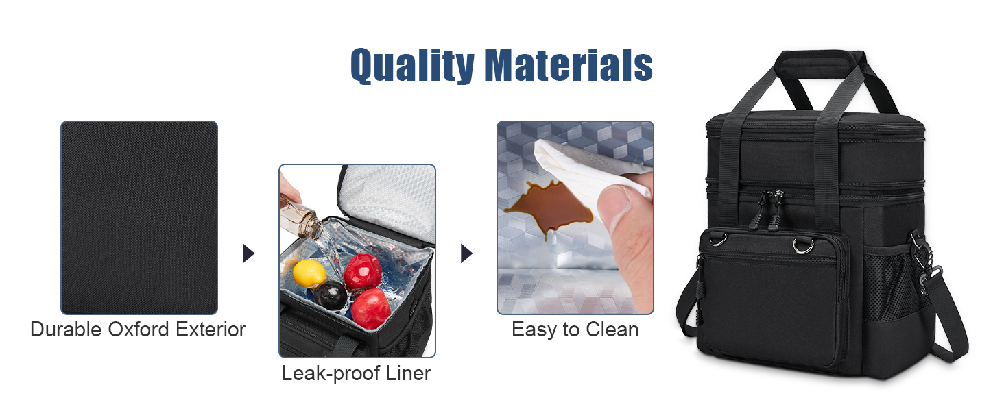 Тактична ланч-торбинка HSHRISH: велика, ізольована, водонепроникна, 15L, чорний камуфляж