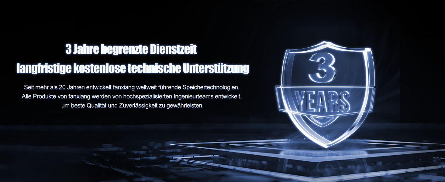 SSD накопичувач Fanxiang 1TB NVMe PCIe Gen3 QLC з SLC кешем для ігор, 3500 МБ/с (читання), 2500 МБ/с (запис), внутрішній SSD для ПК та ноутбука