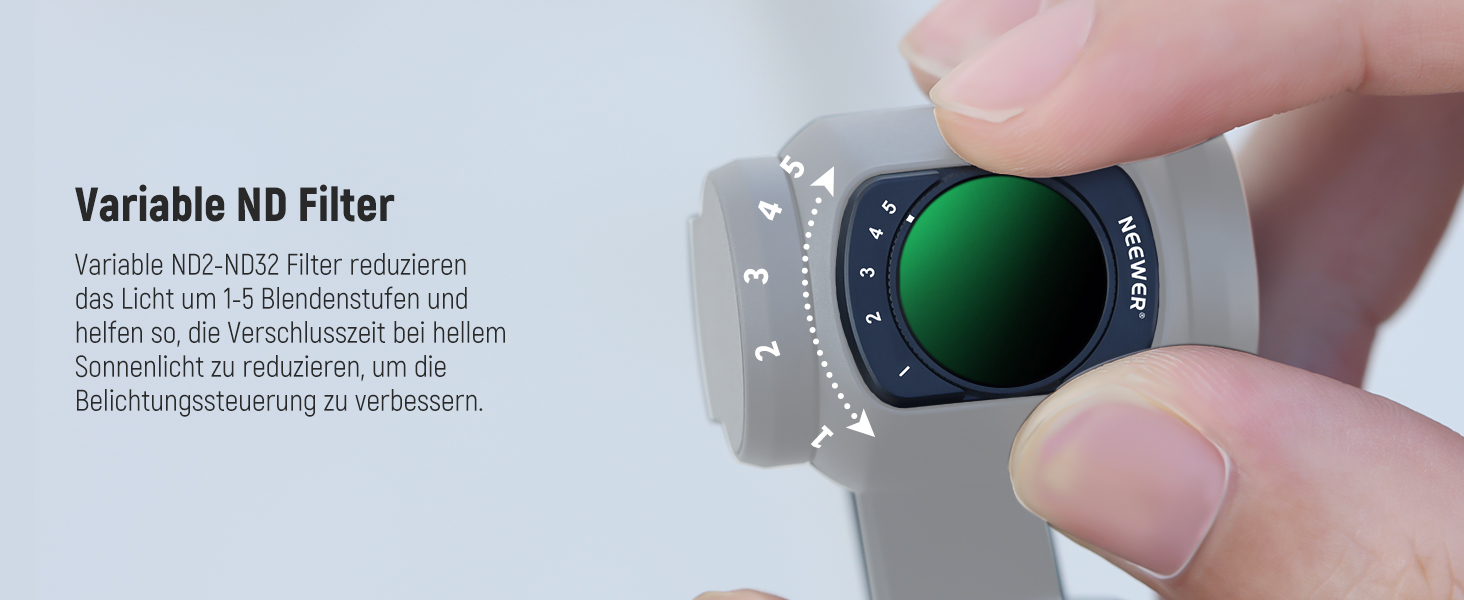 Набір фільтрів NEEWER для DJI Osmo Pocket 3: ND, PL, CPL, UV, ефектні фільтри