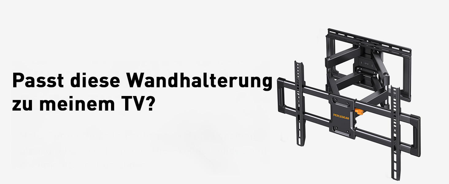 Кріплення для телевізора Perlegear PGLF8: 42-90 дюймів, до 68 кг, подвійні шарніри, регулювання, нівелювання, VESA 600x400 мм