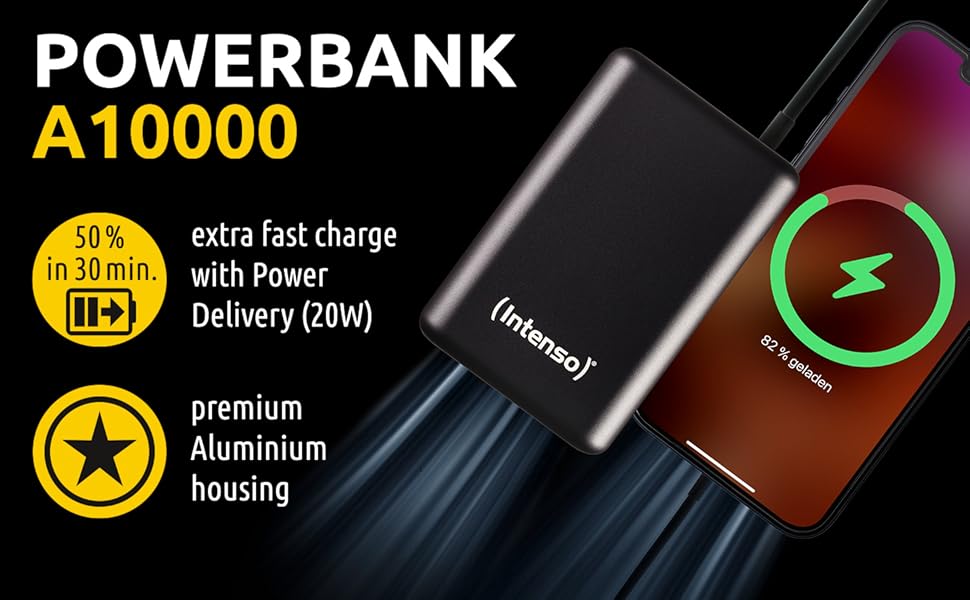 Powerbank Intenso Powerbank XS 5000: зарядний пристрій для смартфонів, планшетів та цифрових камер (10000mAh, сірий)