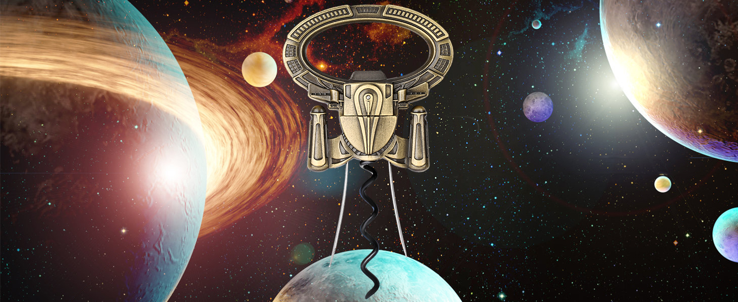 Відкривачка для вина LKKCHER з двома зубцями, для старих винних пляшок, професійна, бронзова з подарунковою коробкою та листівкою