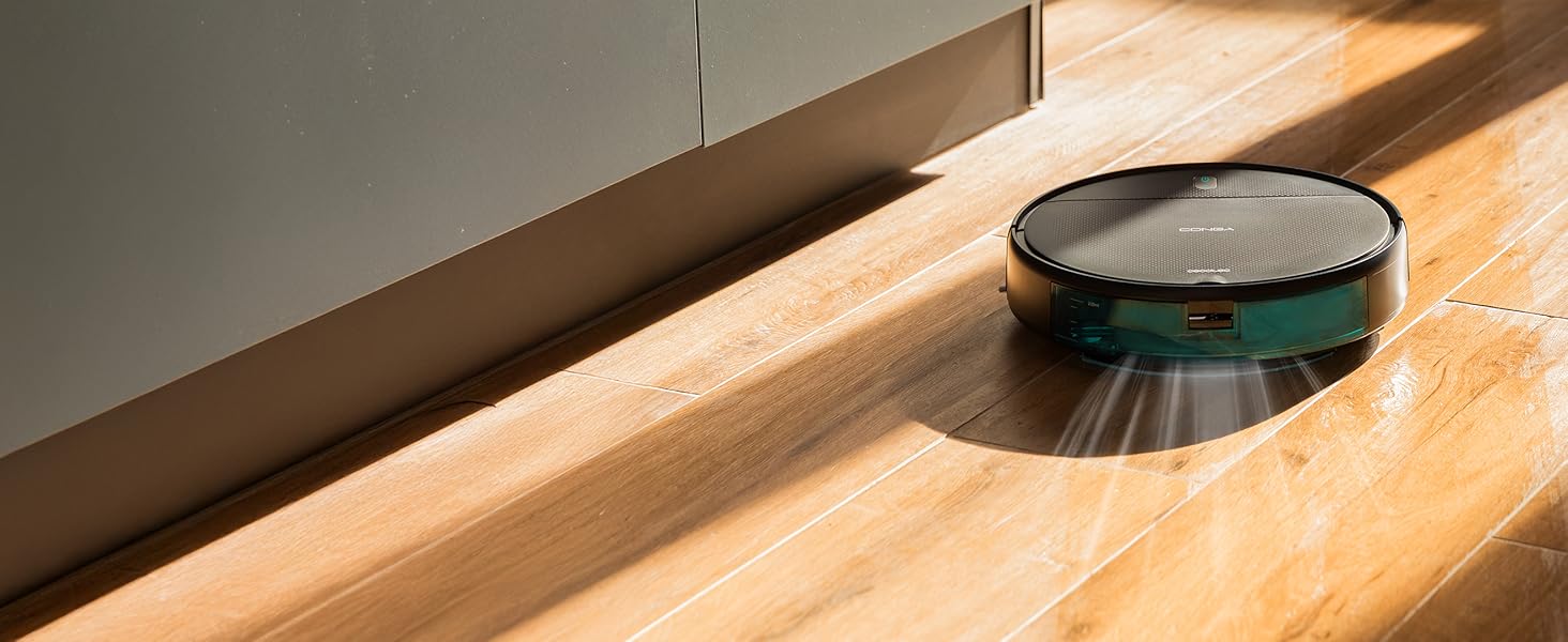 Робот-пилосос Cecotec Conga M10 X-Treme: 7000 Pa, 160 хв роботи, гіроскопічна навігація, датчики захисту від падіння