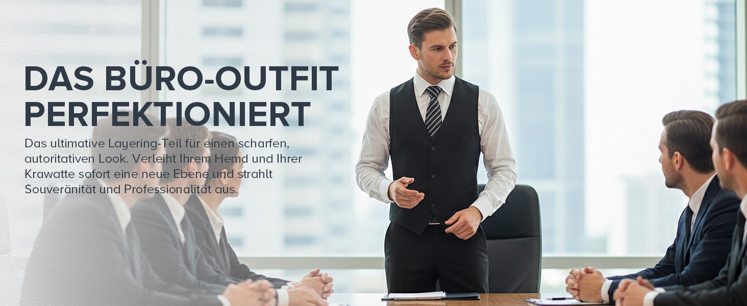 Жилет чоловічий HISDERN, чорний, бавовна, V-подібний виріз, з кишенями, для вечірки, весілля, офіційного стилю, 4XL