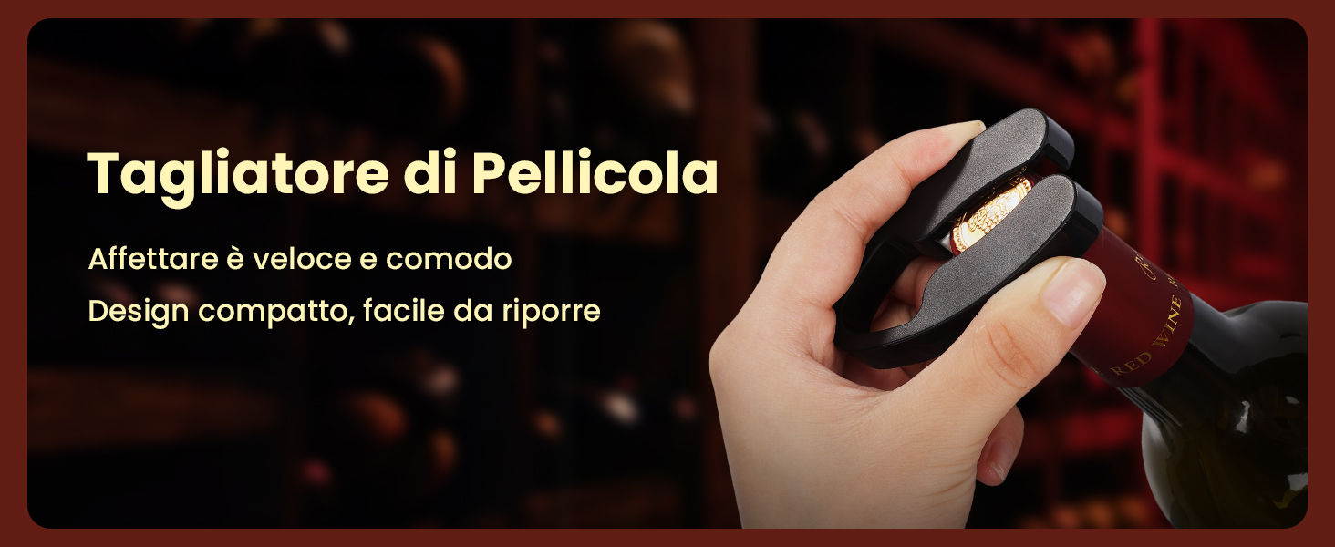 Електричний відкривачка для вина GHB 6-в-1 з USB-зарядкою, різець фольги, виливає вино та вакуумний затвор - ідеальний подарунок для поціновувачів вина (8-в-1)