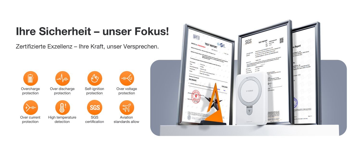 TORRAS Power Bank 5000mAh з MagSafe, 22.5W PD, USB-C, для iPhone 17 Pro Max та інших моделей