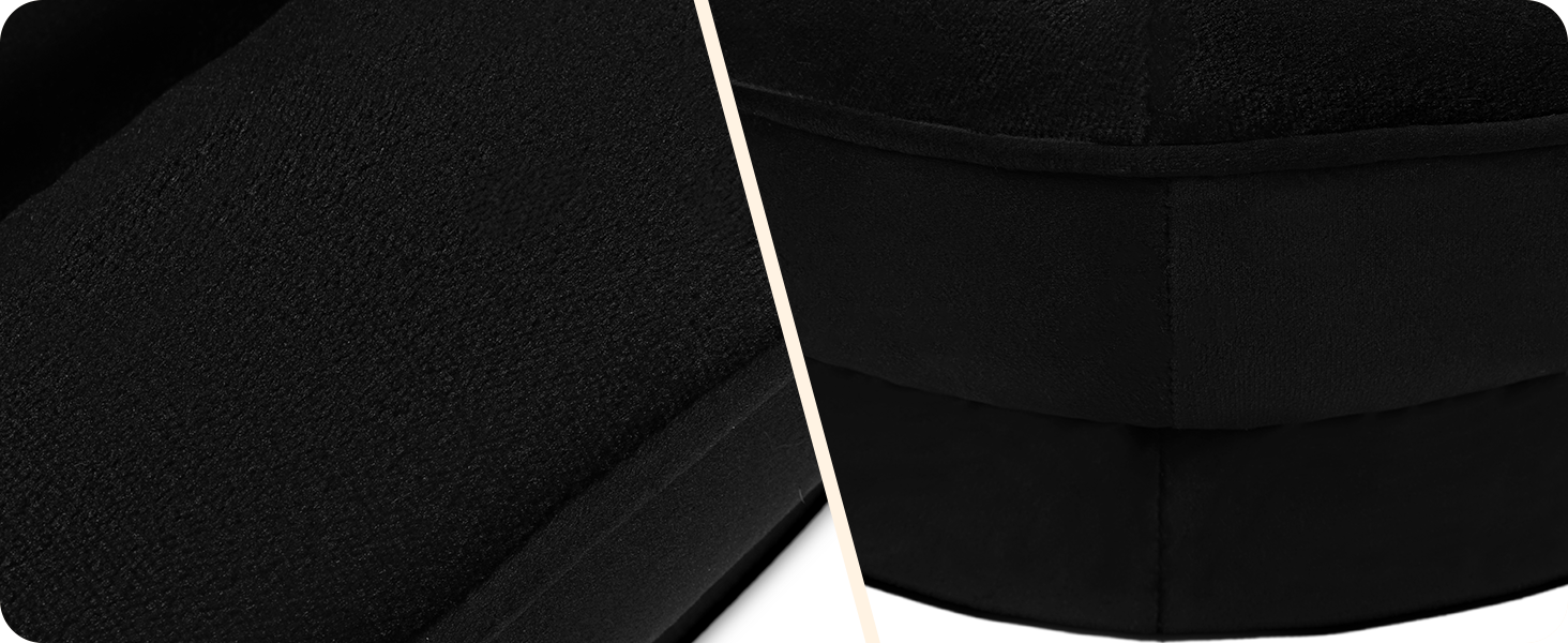 Ортопедичне ліжко для собак, ліжко-софа для собак, подушка з валиком по периметру, неслизьке дно, кошик для собак, знімне та пральне, для собак середніх та великих порід, 106 x 79 x 17 см, чорний