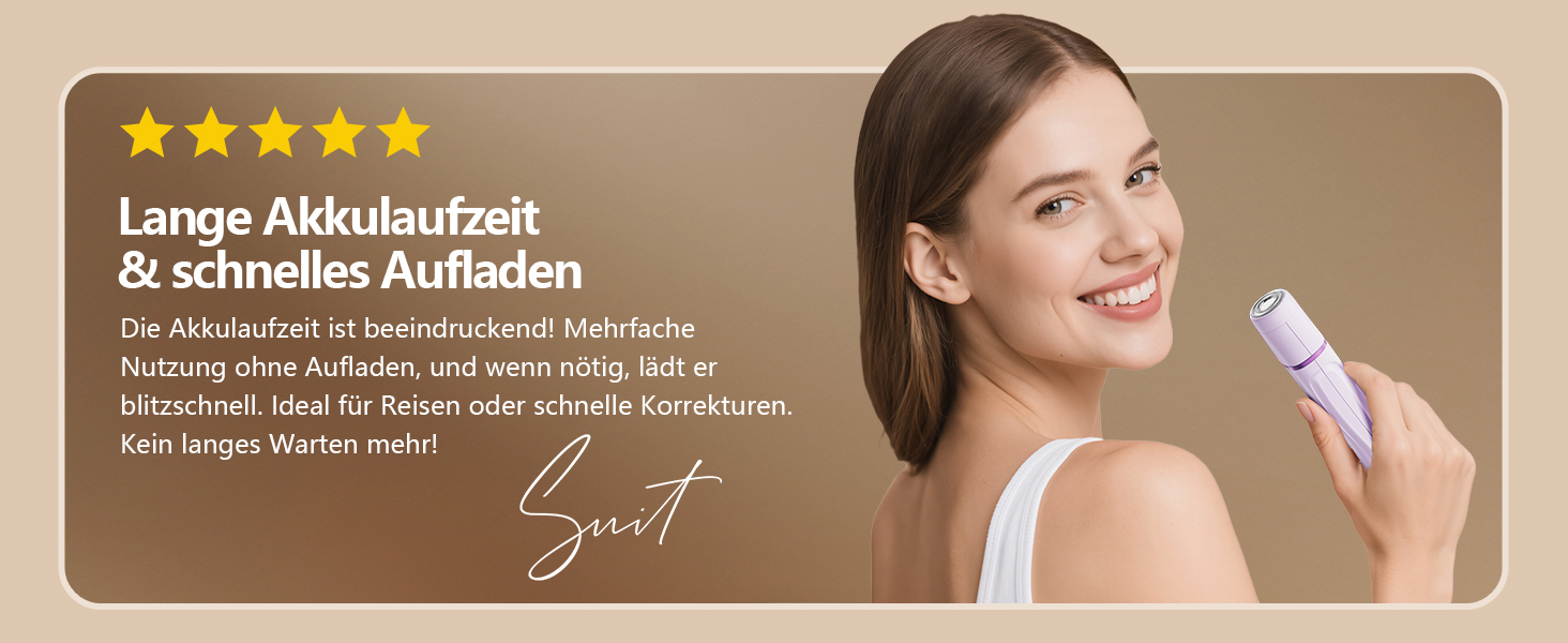 Електричний жіночий епілятор 2-в-1 Intimrasierer Lila: ніжний догляд за тілом та зоною бікіні