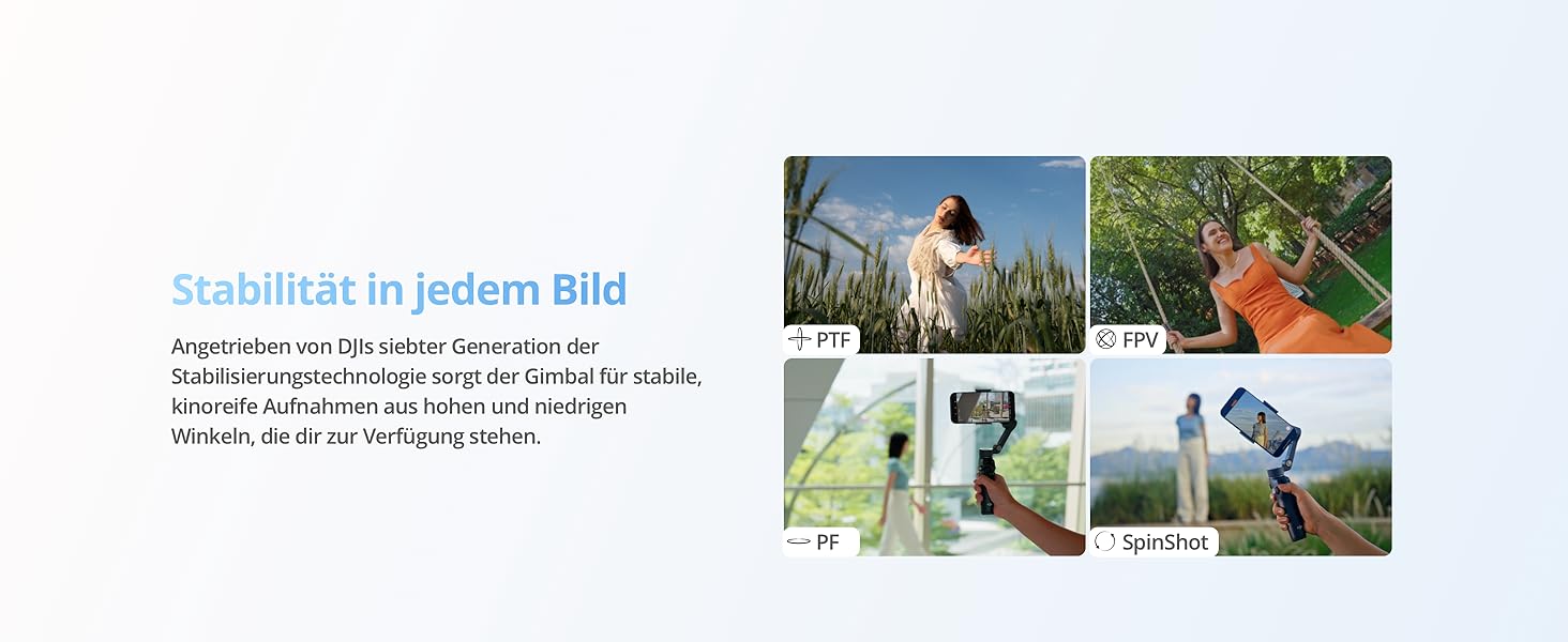 DJI Osmo Mobile 8 Kreativ Combo (Мікрофон DJI Mic Mini), Стабілізатор для смартфона, AI-трекінг, 360° обертання