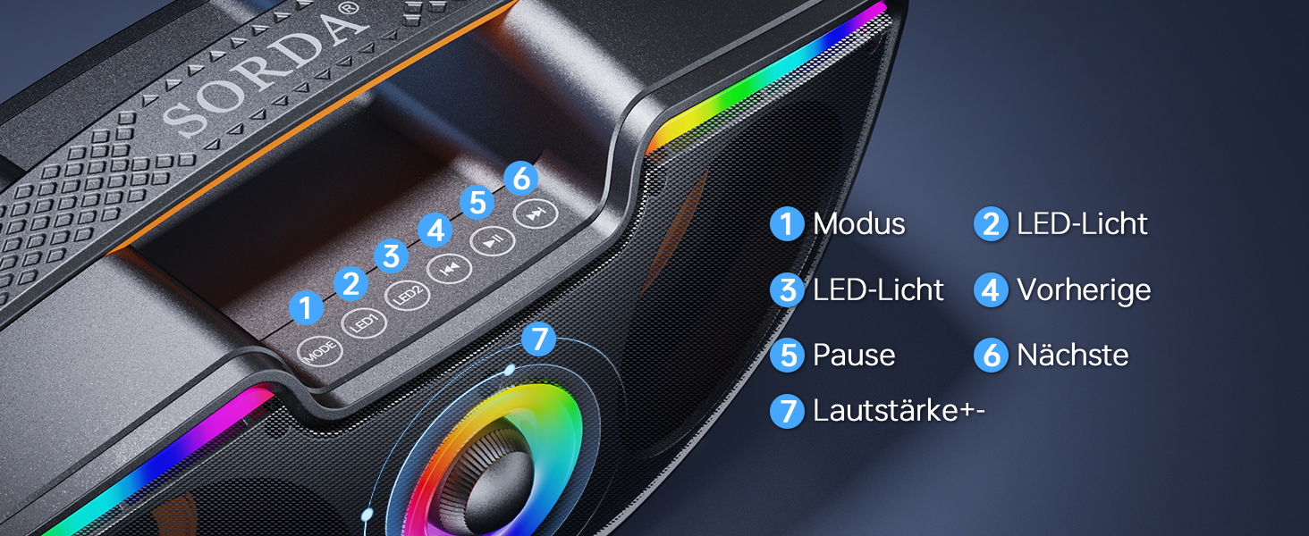 Bluetooth-караоке машина для дорослих та дітей, портативна 80W акустика з 2 бездротовими мікрофонами, регулятором ехо, підтримка USB/AUX/TF-картки, ідеальний подарунок для дому та вулиці