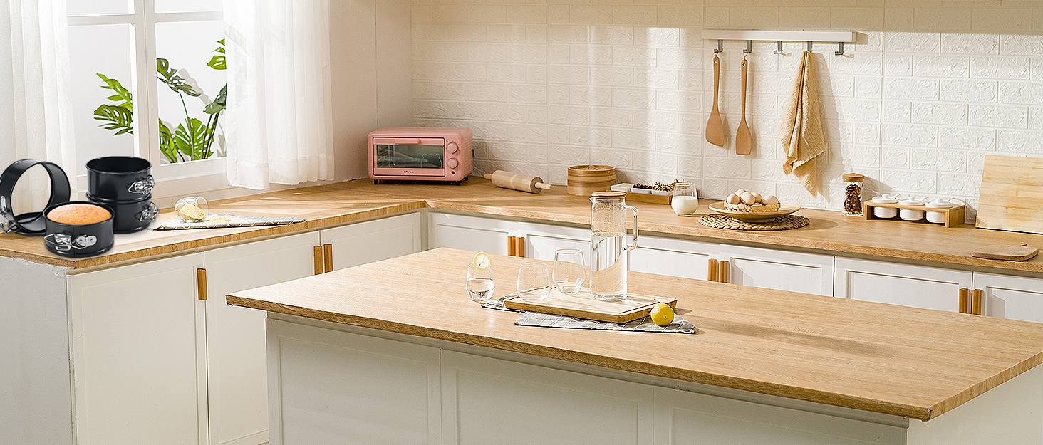 Форми для випічки ECCOGREAT 3 шт. (10/18/23 см) з антипригарним покриттям - для тортів, піци та млинців