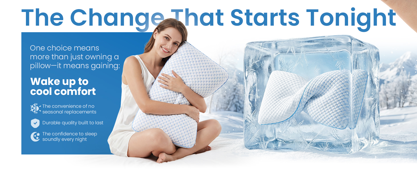 Подушка з піни Memory Foam для сну на животі та спині, ультратонка 40x60 см, знімний чохол, ортопедична, синьо-біла