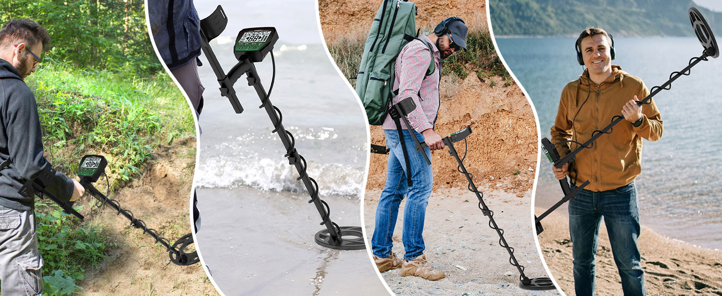 Металошукач OMMO Profi Set: 6 режимів, водонепроникний, LCD дисплей, висока чутливість, для дорослих та дітей