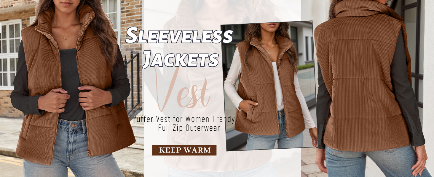 Жіноча тепла безрукавка FEOYA: коротка, з високим коміром, утеплена, рожевого кольору