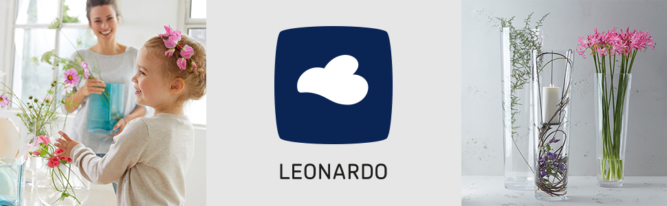 Ваза Leonardo KONISCH 60 см, конічна, скляна