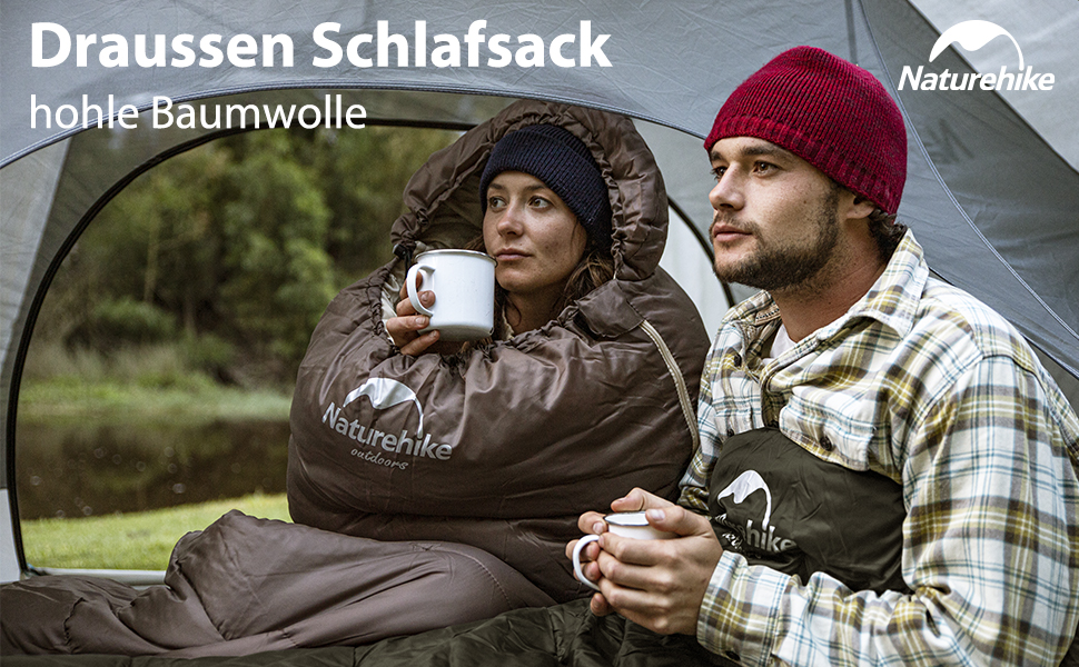 Naturehike Sleeping Bag - 7°C Warm Weather Sleeping Bag for Hiking, Backpacking & Camping - Lightweight, Youth & Adult