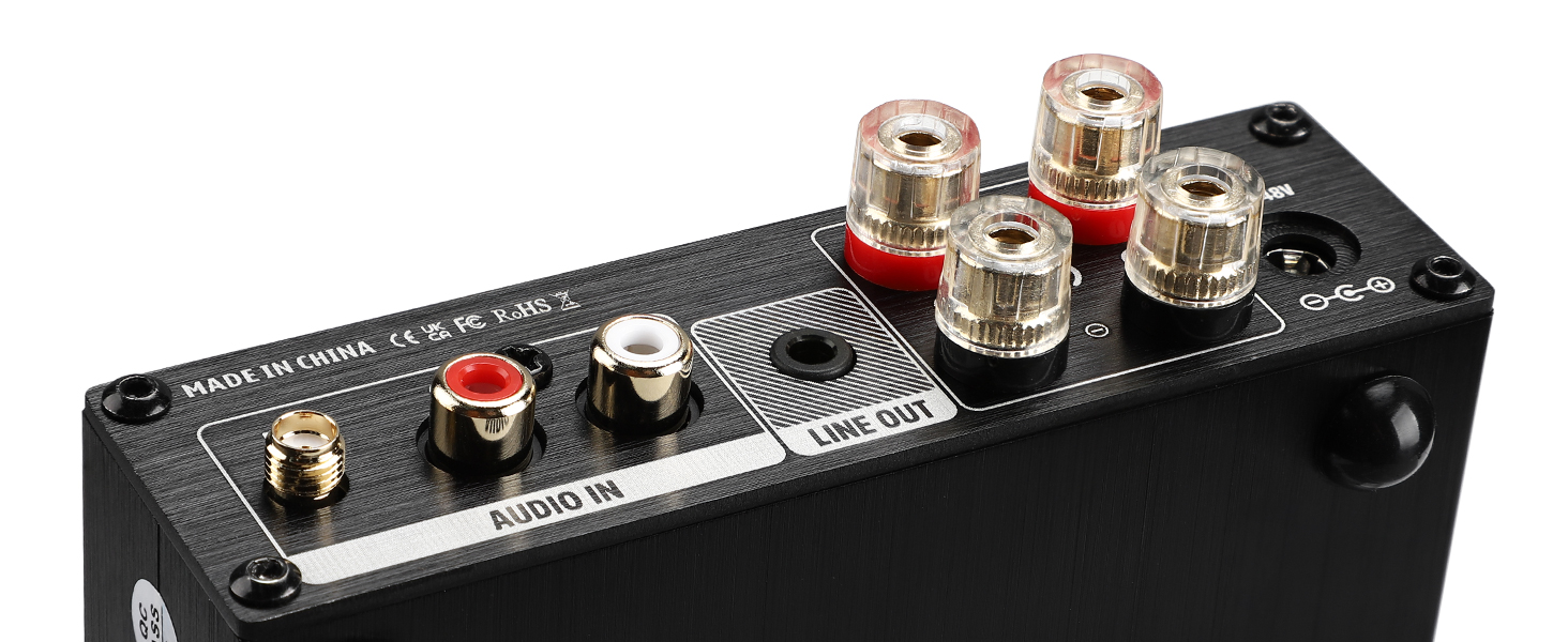 AIYIMA A07PRO TPA3255 міні підсилювач 2.0/2.1-канальний, 2×300 Вт, клас D, Hi-Fi стерео, Bluetooth 5.2, з регулюванням басів і високих, для настільного використання