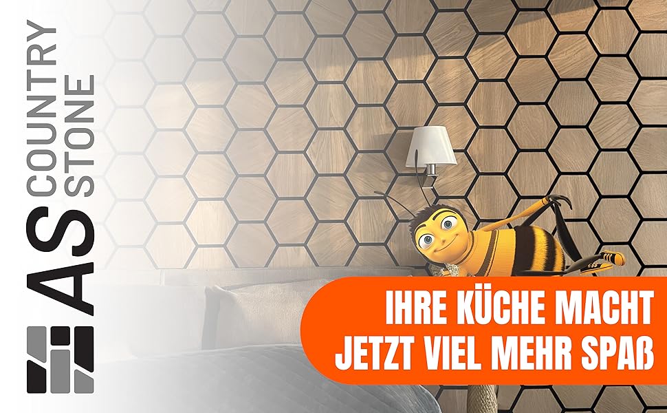 Акустичні настінні панелі AS Country Stone Barok з натурального дерева, 80x65 см, набір 4 шт. — звукоізоляційні декоративні панелі для офісу та дому