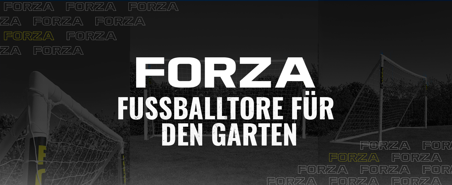 Ворота для футболу FORZA Garten – 5 розмірів, міцні, стійкі до погодних умов, з PVC, для дітей та дорослих, швидкий монтаж 1,8м x 1,2м