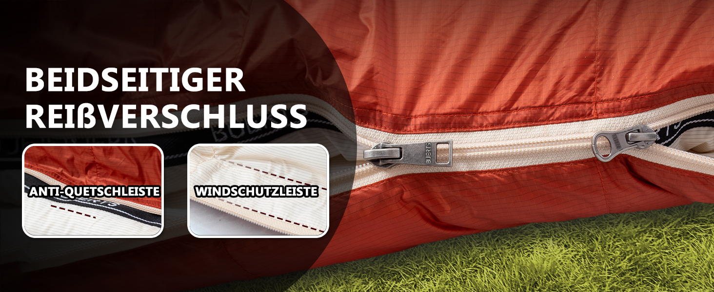 Спальний мішок для дорослих з пухом, 680FP, Outdoor, зимовий, для кемпінгу, походів та подорожей, з компресійним мішком. -10°C, сірий (-4°C, червоний)