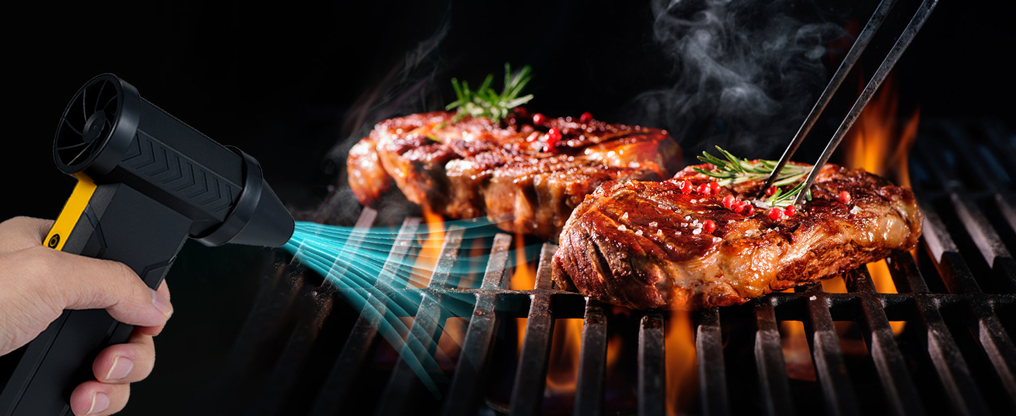 Електричний пилосос для повітряного видування, 3 швидкості, 160000 об/хв, для чищення ПК, електроніки, диванів, авто, офісної техніки (Чорний)