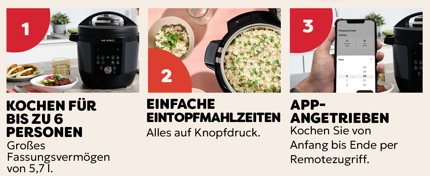 Instant Pot Plus 9-в-1: мультиварка, сковорода, рисоварка, йогуртниця, су-вид, 5.7 л, нержавіюча сталь, WiFi