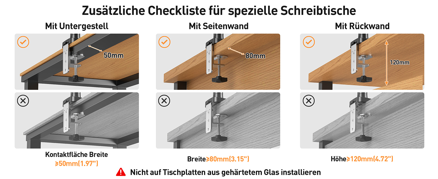 Кріплення для монітора ELIVED EV3235B-G: регульована підставка для монітора 17-34 дюймів, 2-12 кг, VESA 75/100mm, сірий