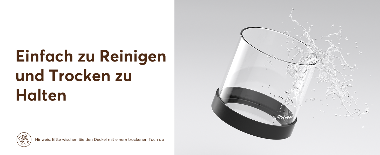 OUTPEAK 2025 Kilo Auto Вакуумна кавова банка 1,8L для 601.0 г кавових зерен, автоматичне керування, бак з нержавіючої сталі з ложкою, свіжість на 6 місяців (Вибір чемпіона бариста) 1.8L-S/Steel-Space Grey