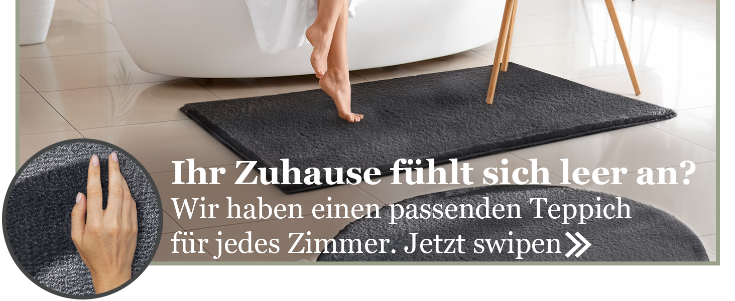 Килимок для ванної Taracarpet Fiona, 50x80 см, антиковзаючі, легко миється, бежевий (прямокутний)