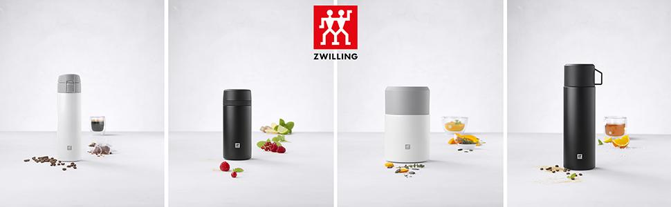 Термос ZWILLING Thermo з чашкою, 1 л, подвійна ізоляція, чорний